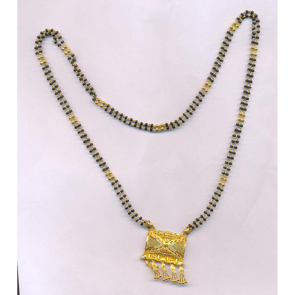 GOLD MANGALSUTRA PLAIN FANCY