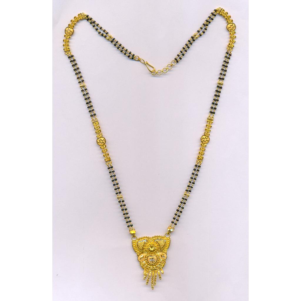 GOLD MANGALSUTRA PLAIN FANCY