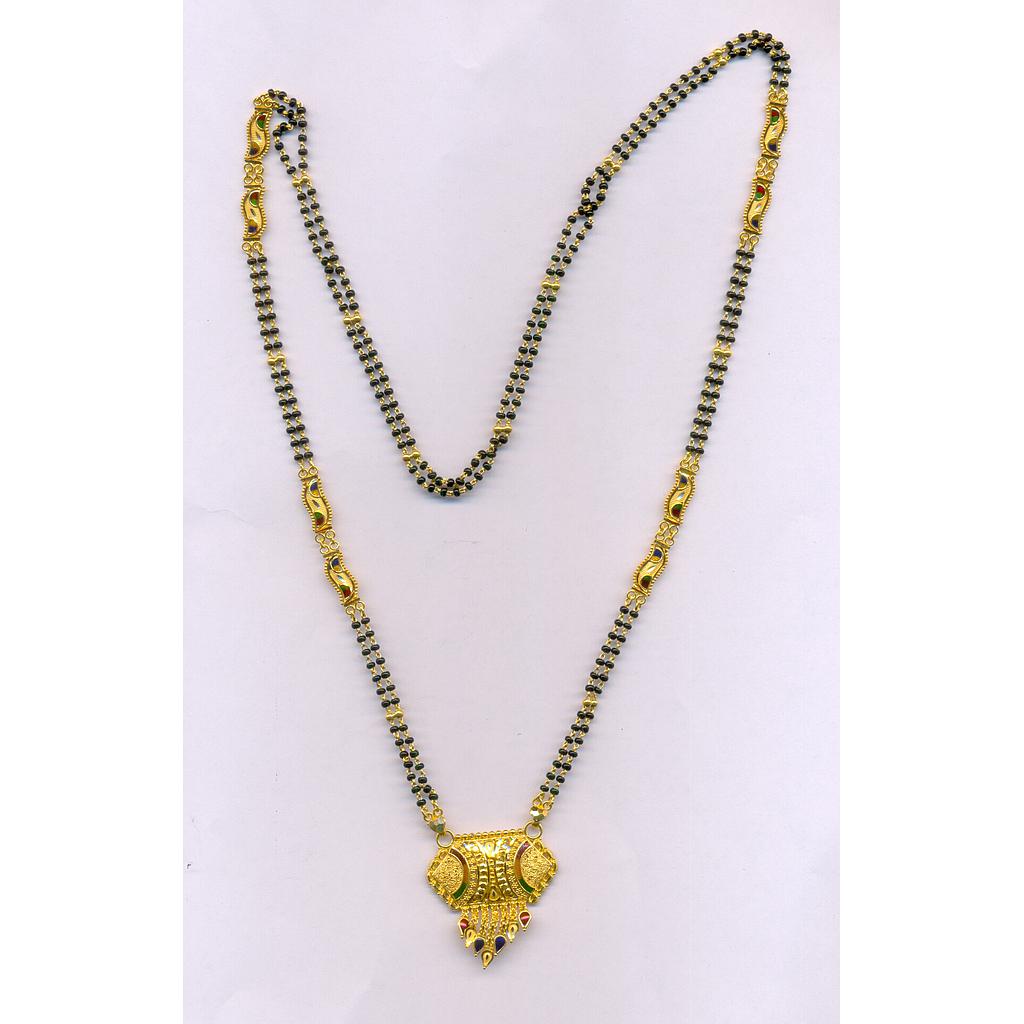 GOLD MANGALSUTRA PLAIN FANCY