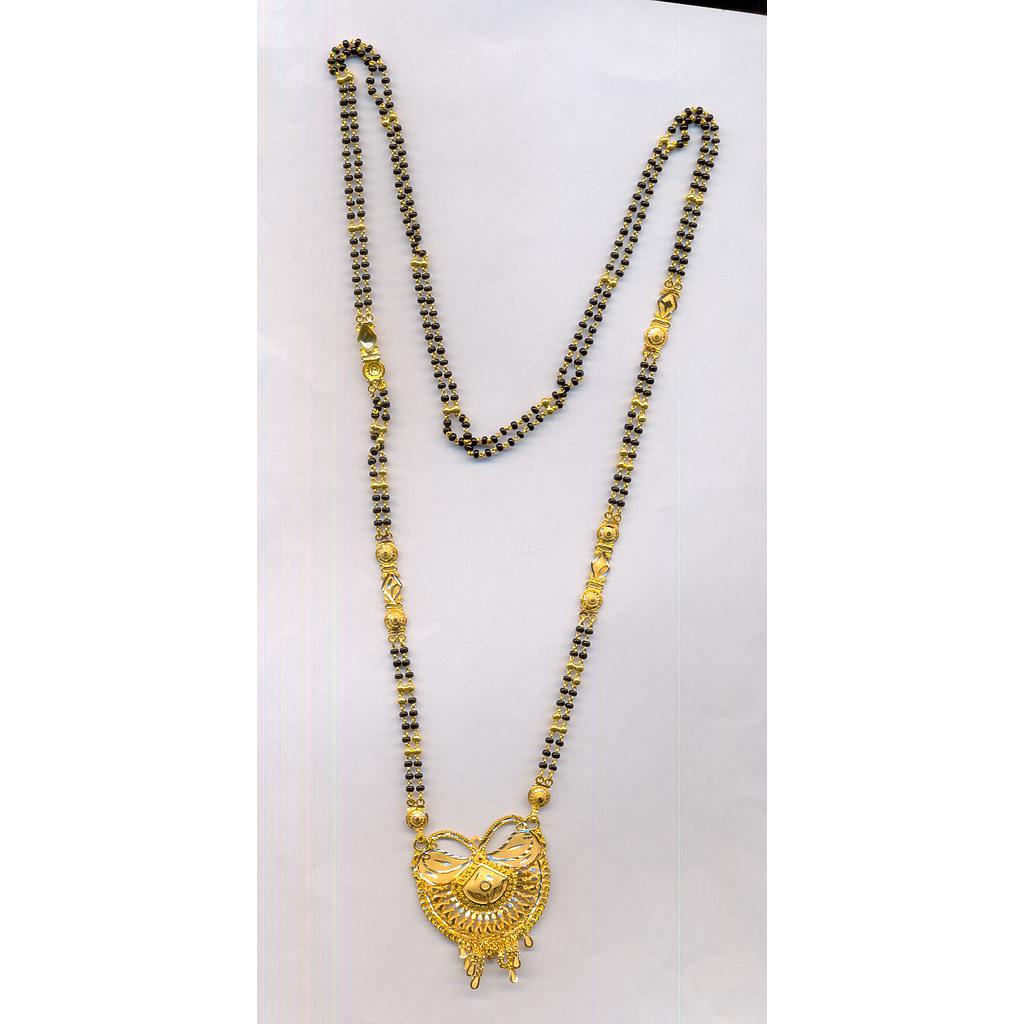 GOLD MANGALSUTRA PLAIN FANCY