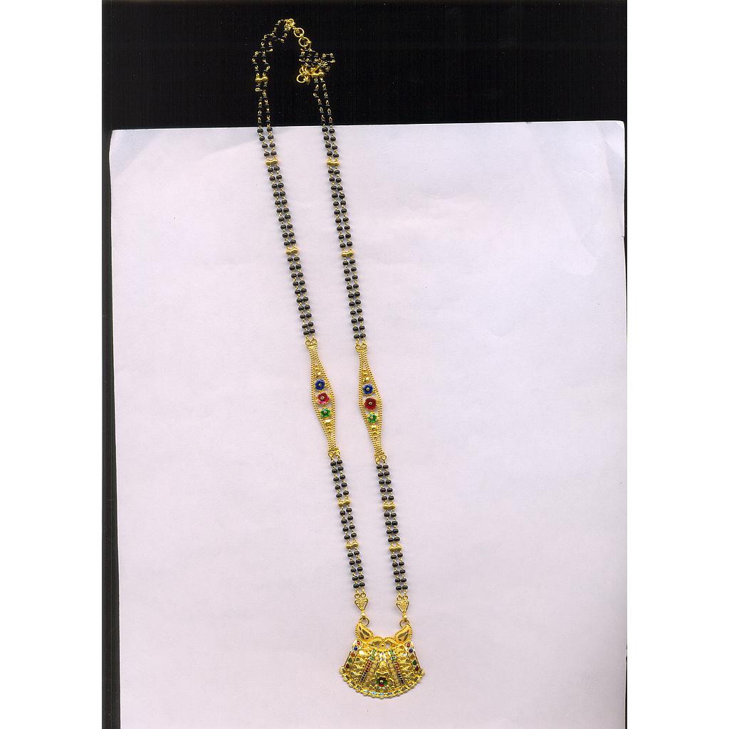 GOLD MANGALSUTRA PLAIN FANCY