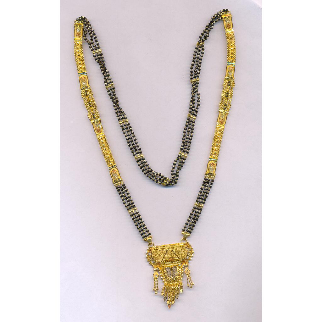 GOLD MANGALSUTRA PLAIN FANCY