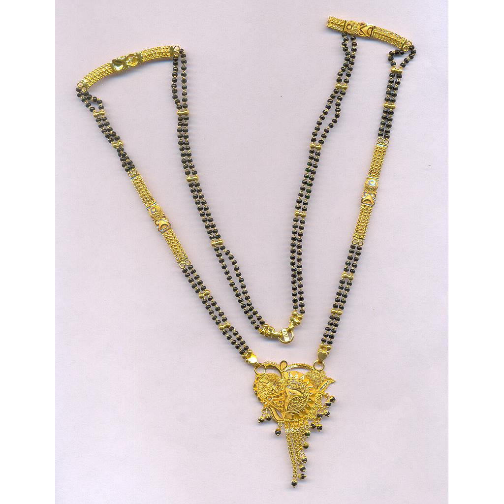 GOLD MANGALSUTRA PLAIN FANCY