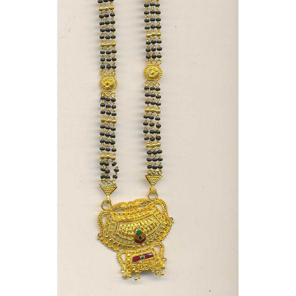 GOLD MANGALSUTRA PLAIN FANCY