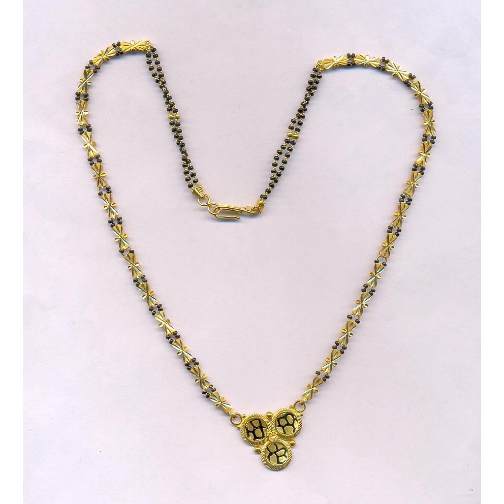 GOLD MANGALSUTRA PLAIN FANCY