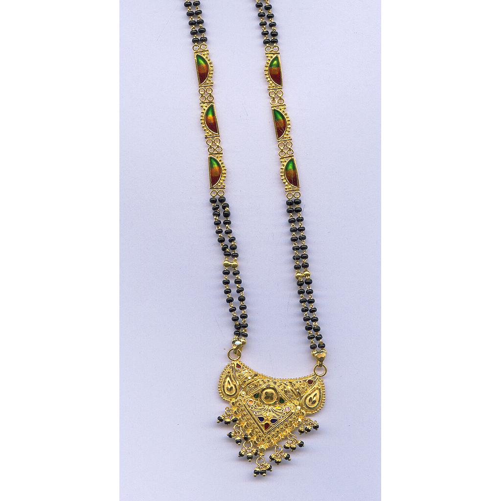 GOLD MANGALSUTRA PLAIN FANCY