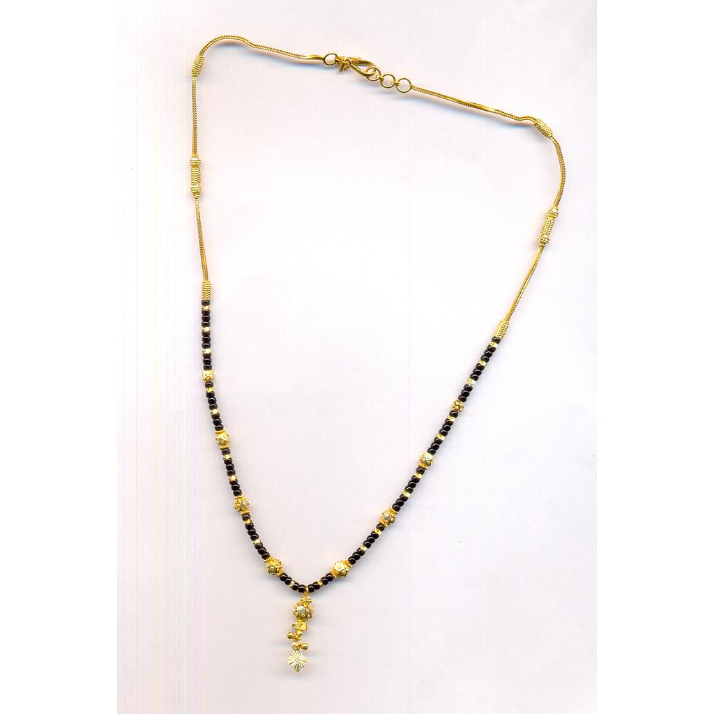 GOLD MANGALSUTRA PLAIN FANCY