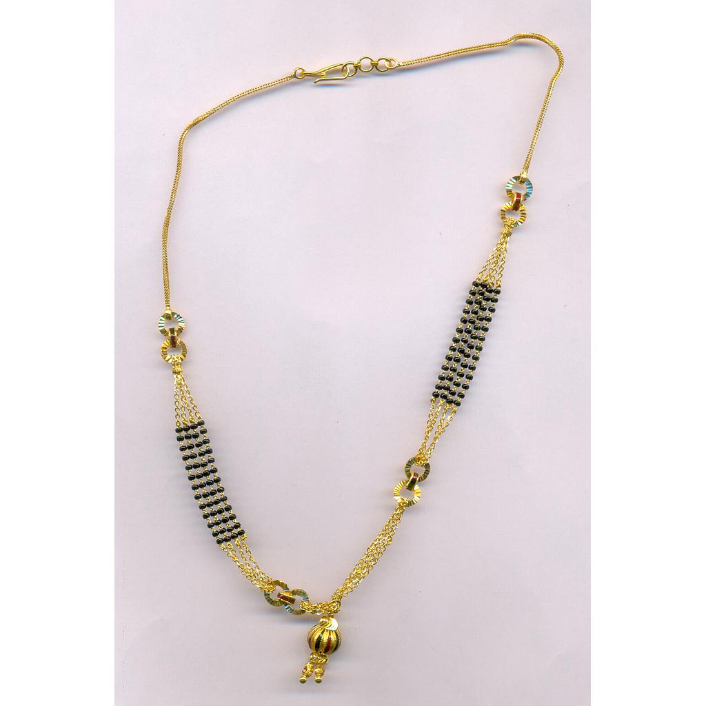 GOLD MANGALSUTRA PLAIN FANCY