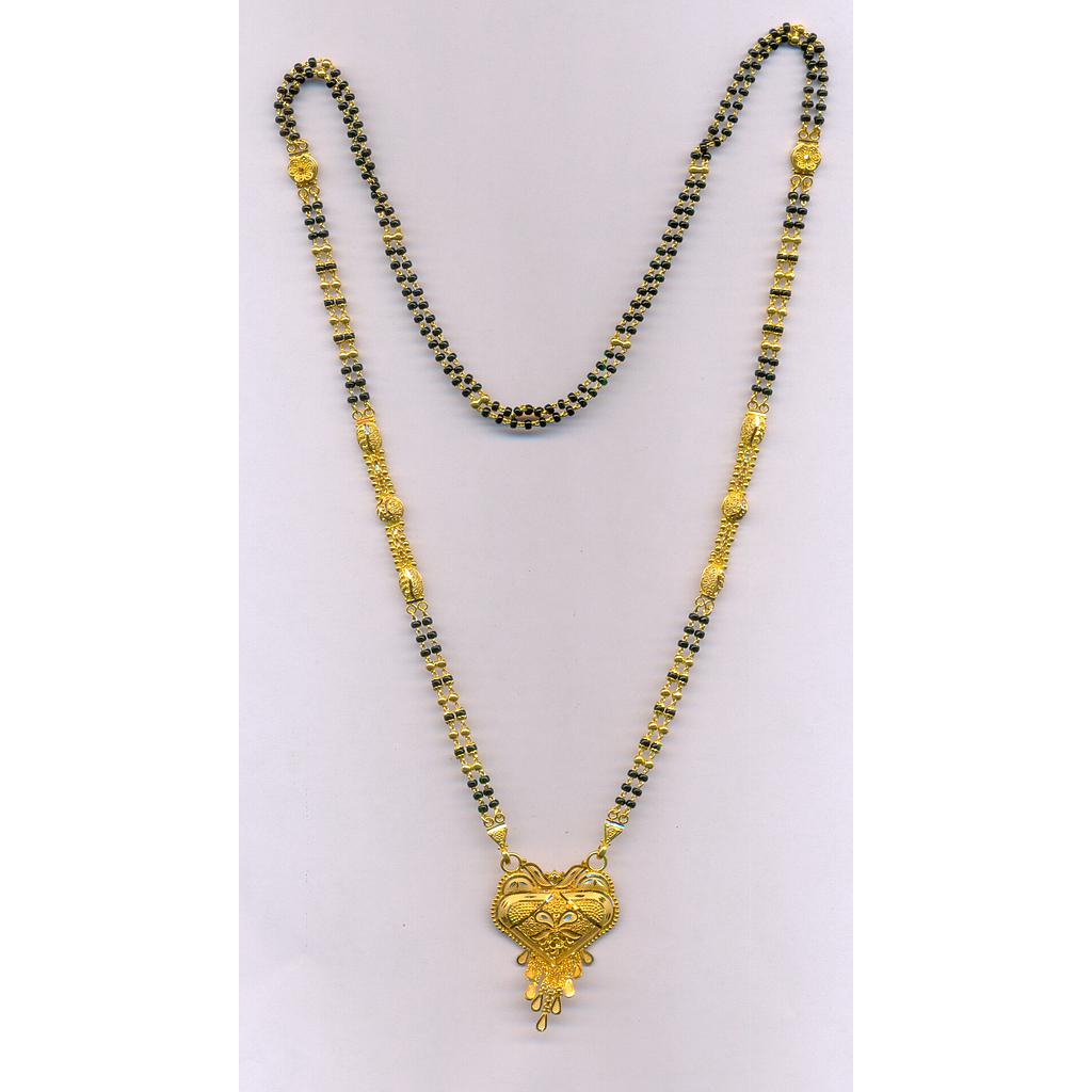 GOLD MANGALSUTRA PLAIN FANCY