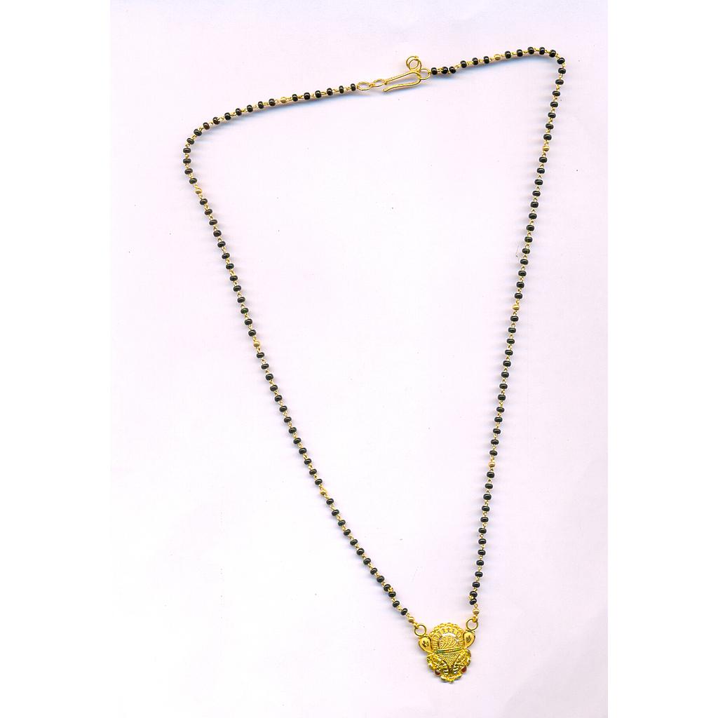 GOLD MANGALSUTRA PLAIN FANCY