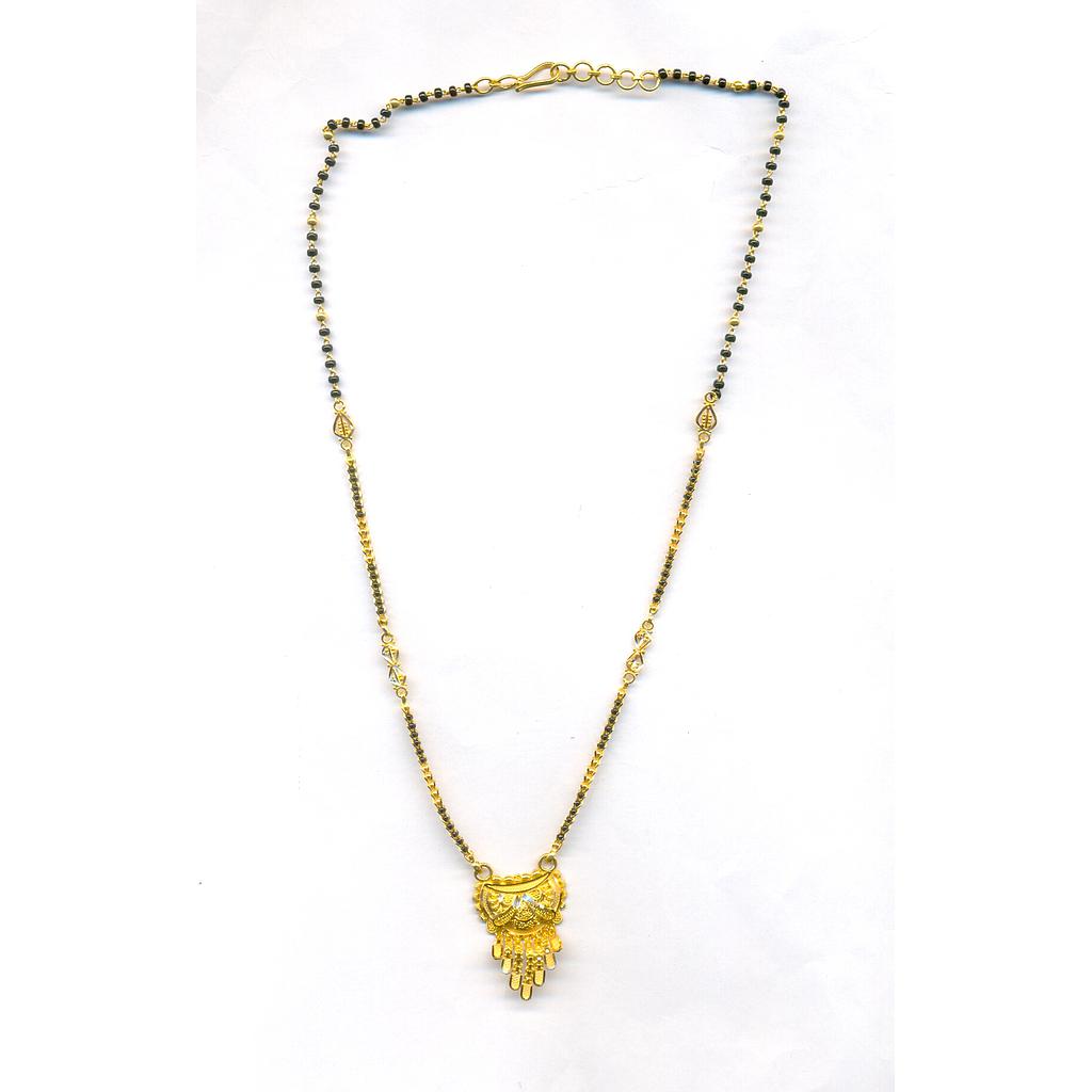 GOLD MANGALSUTRA PLAIN FANCY