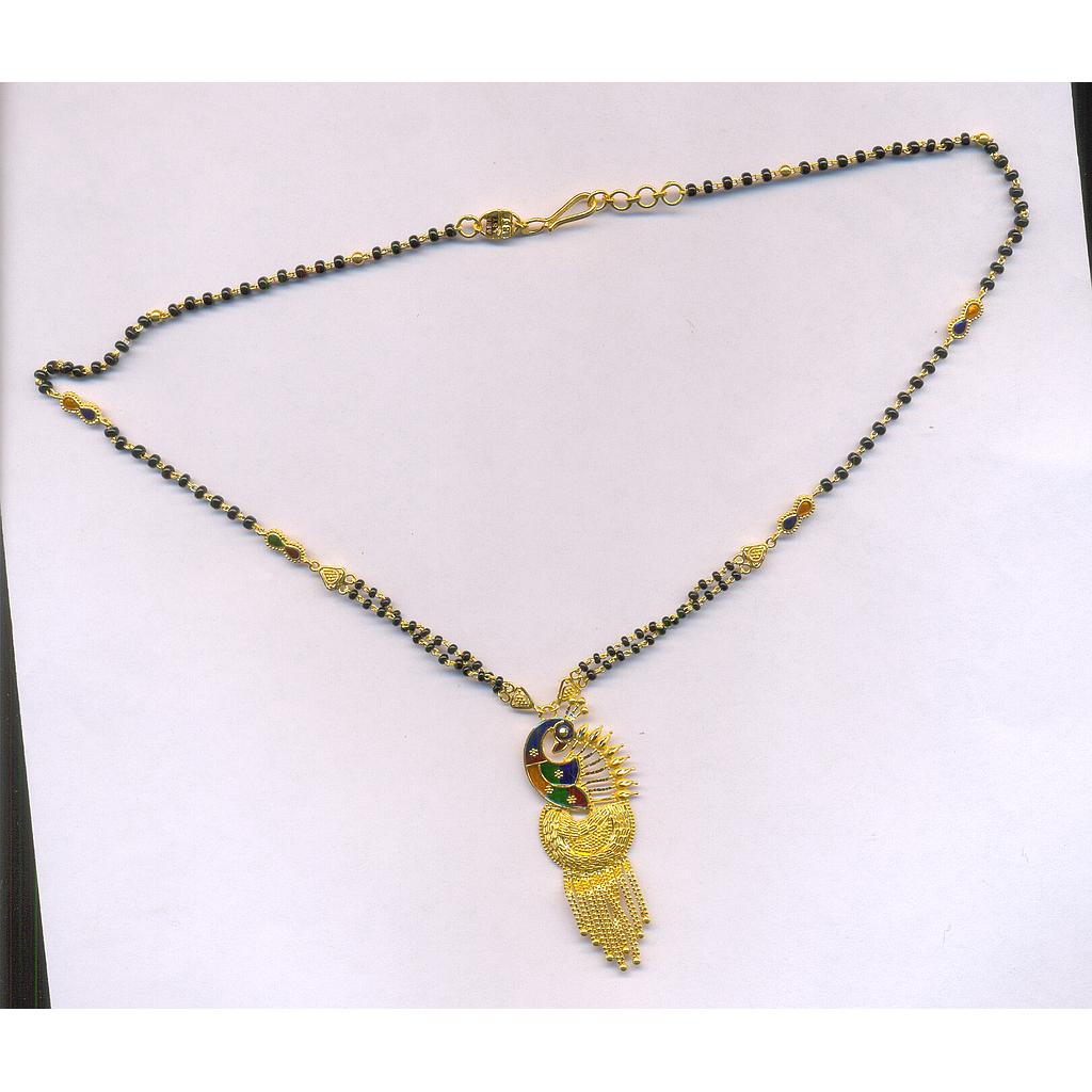 GOLD MANGALSUTRA PLAIN FANCY