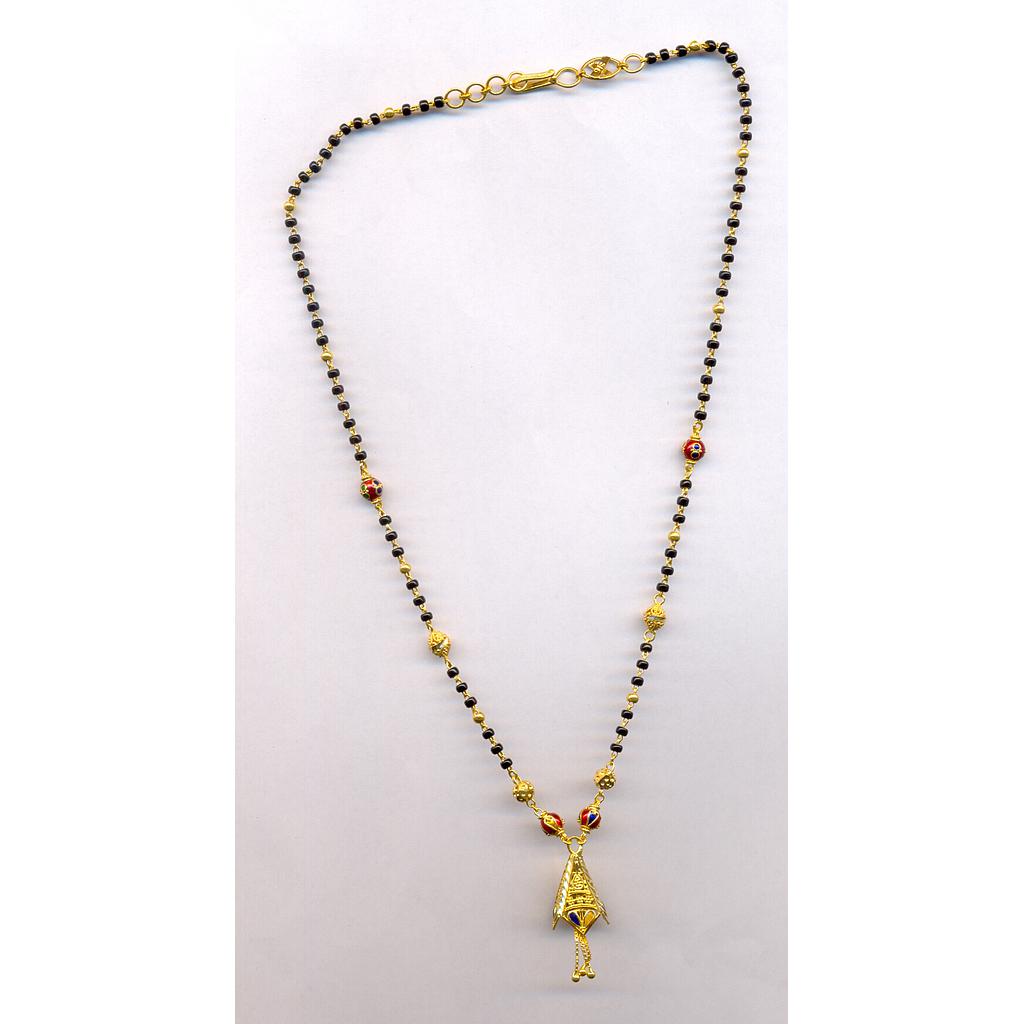 GOLD MANGALSUTRA PLAIN FANCY