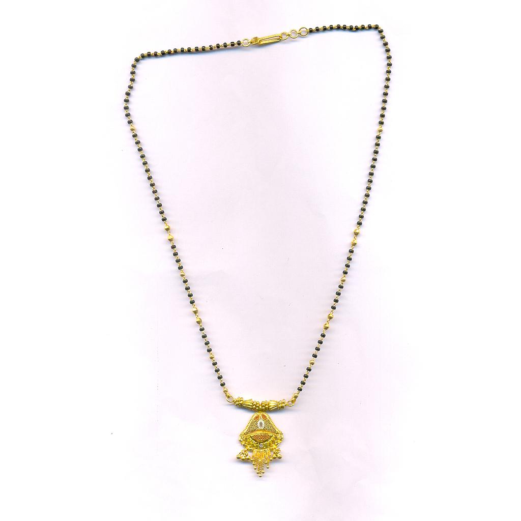 GOLD MANGALSUTRA PLAIN FANCY