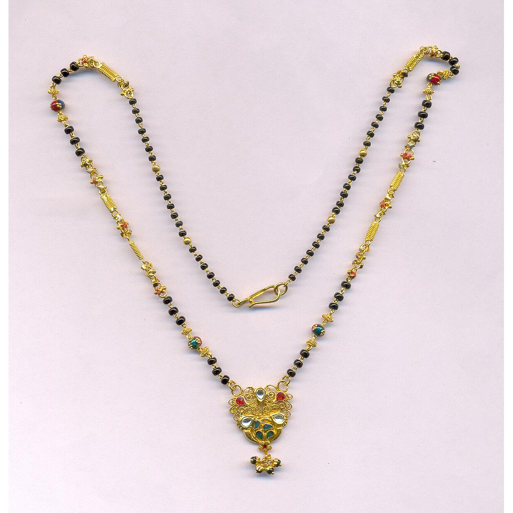 GOLD MANGALSUTRA PLAIN FANCY