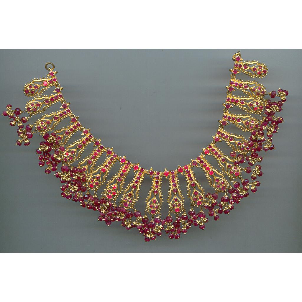GOLD NECKLACE ANTIQUE FANCY