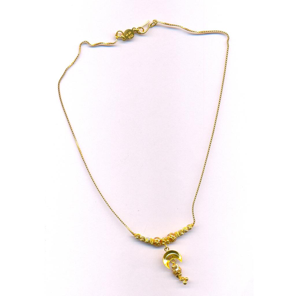 GOLD NECKLACE PLAIN EXCLUSIVE