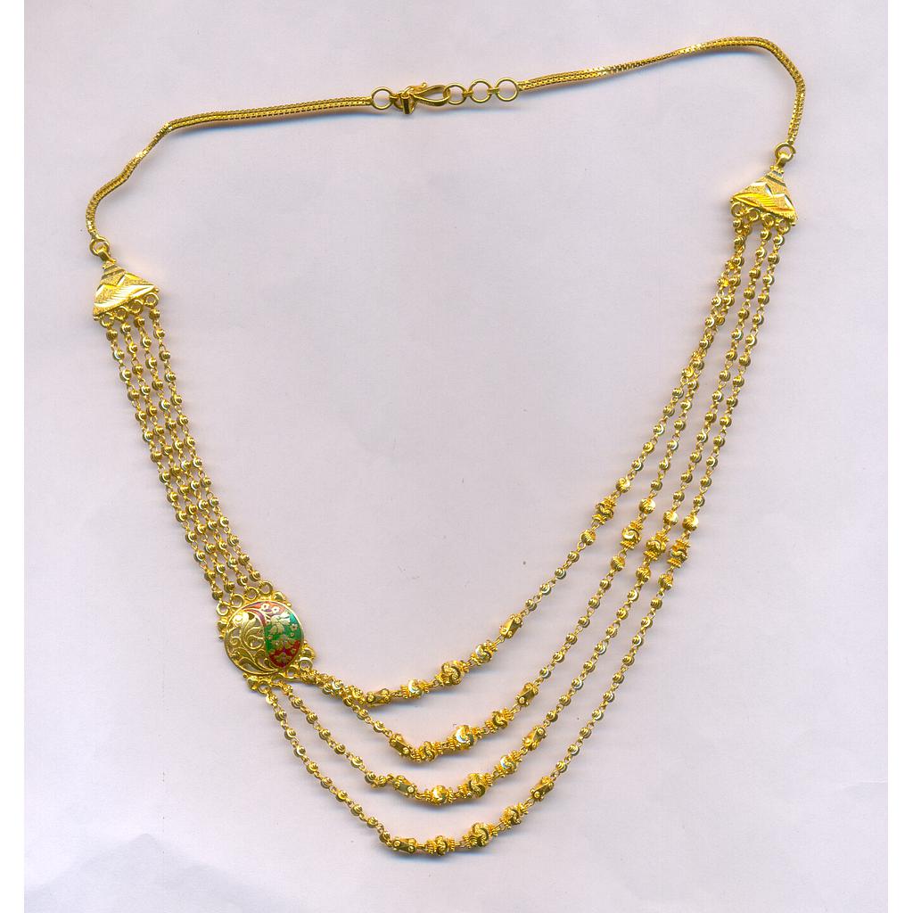 GOLD NECKLACE PLAIN EXCLUSIVE