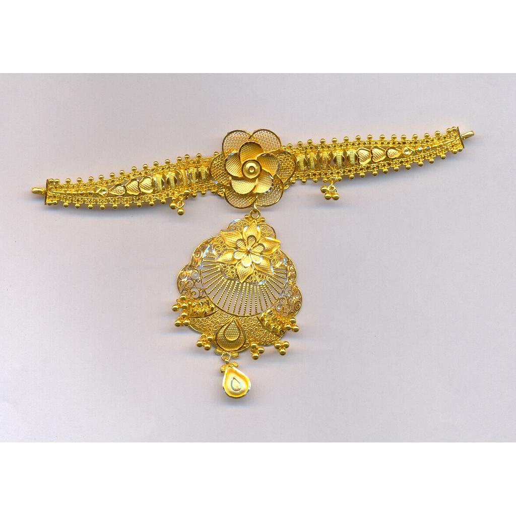 GOLD NECKLACE PLAIN FANCY