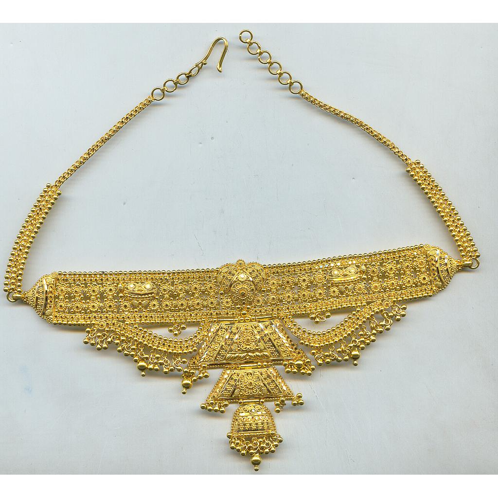GOLD NECKLACE PLAIN FANCY