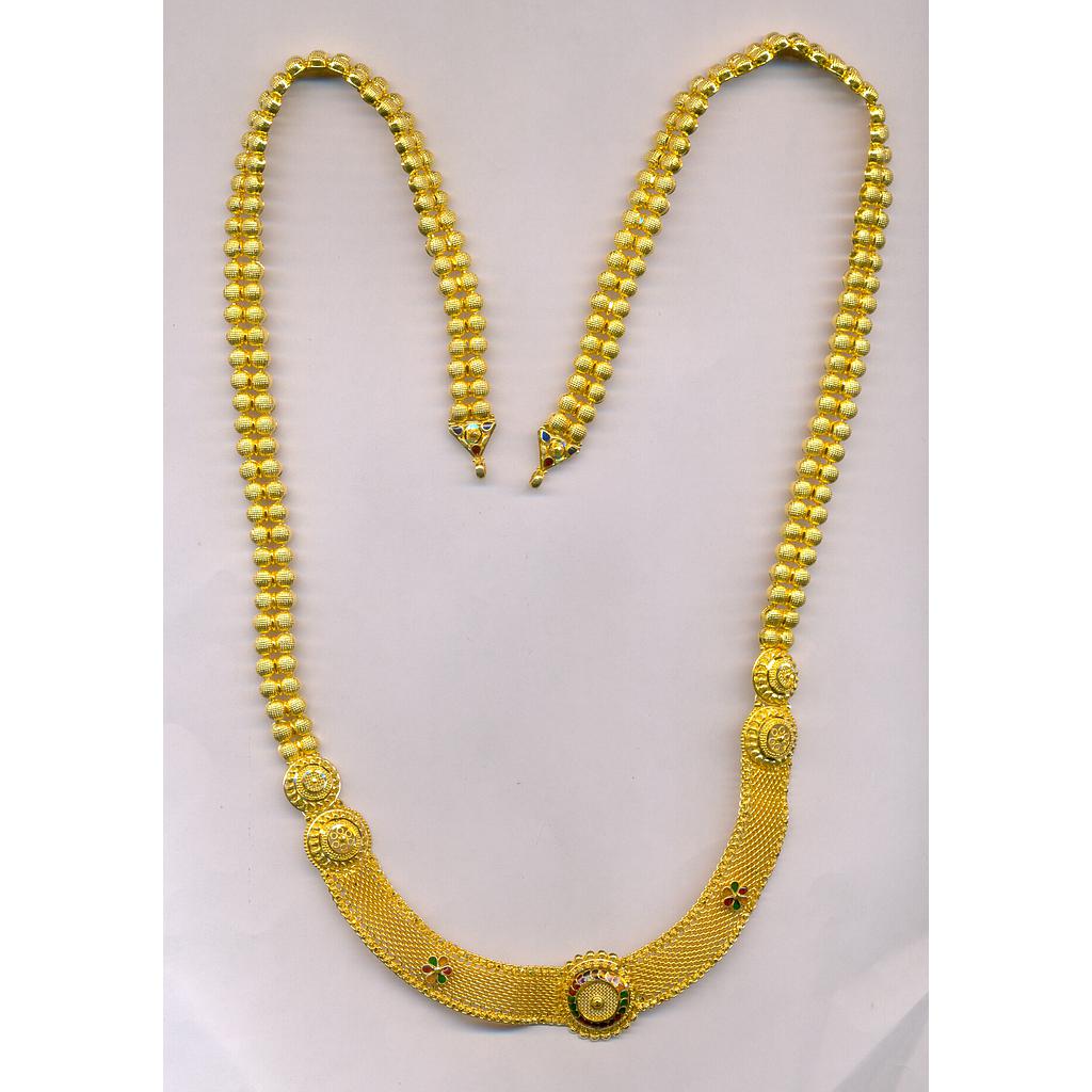 GOLD NECKLACE PLAIN FANCY