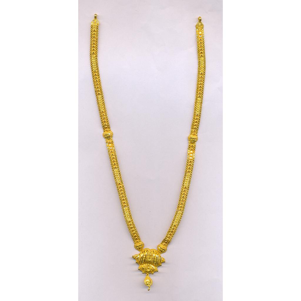 GOLD NECKLACE PLAIN FANCY