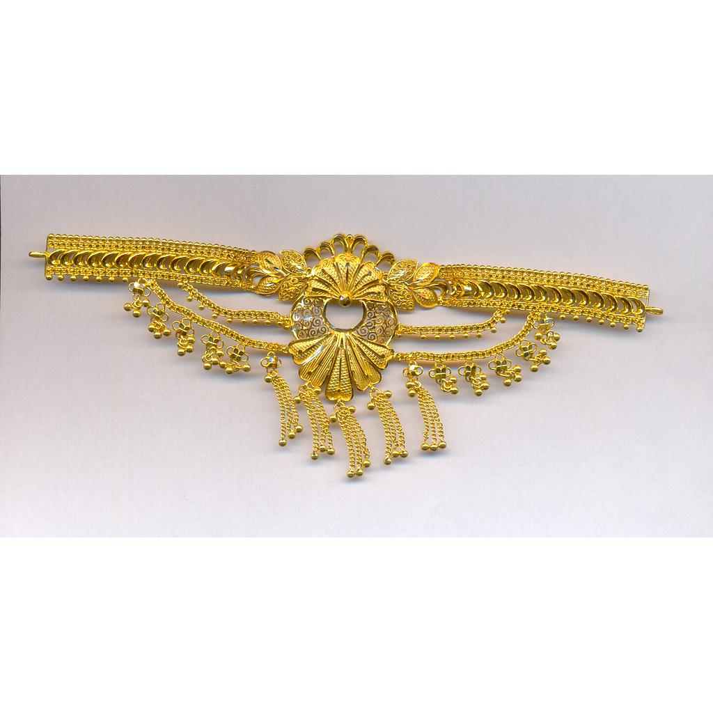 GOLD NECKLACE PLAIN FANCY
