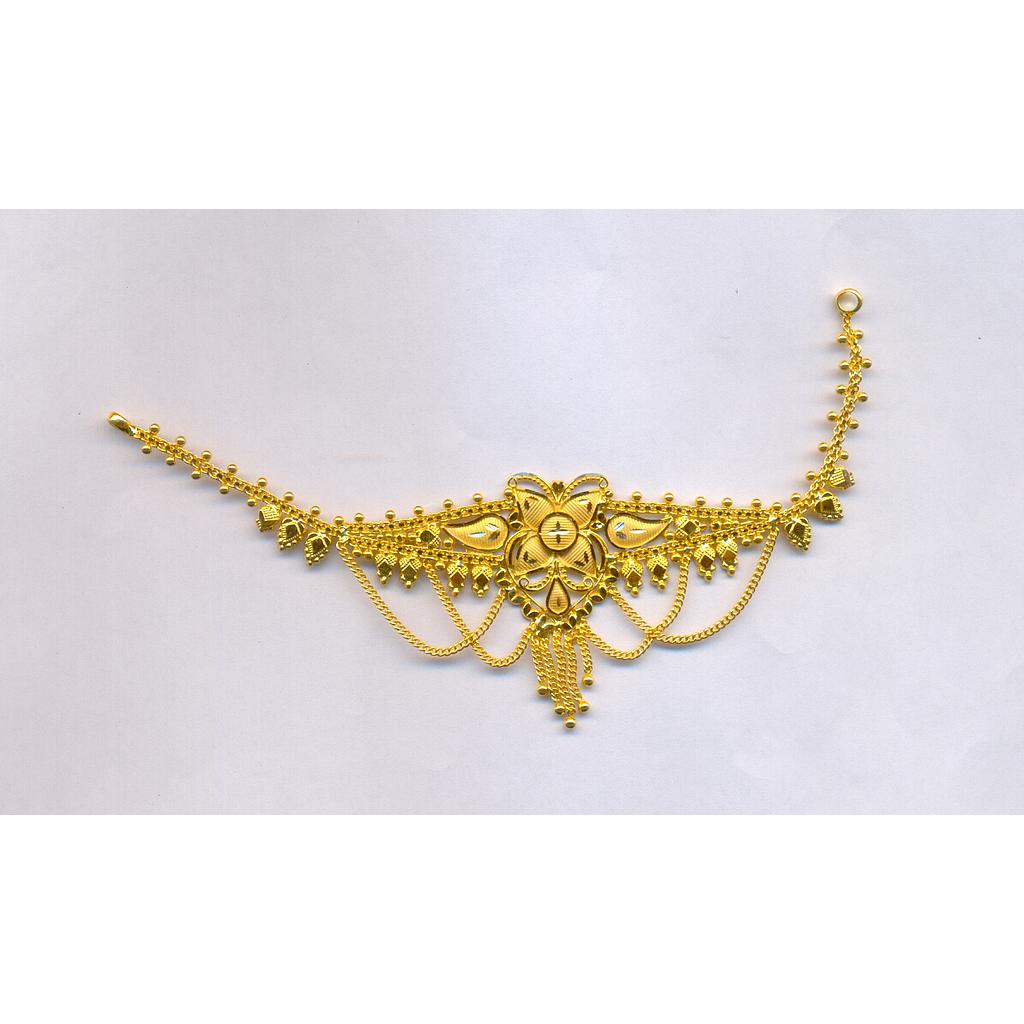 GOLD NECKLACE PLAIN FANCY