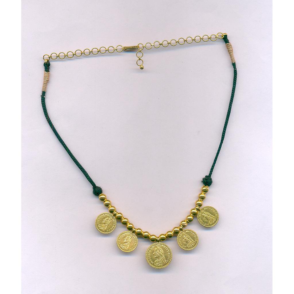 GOLD NECKLACE PLAIN FANCY