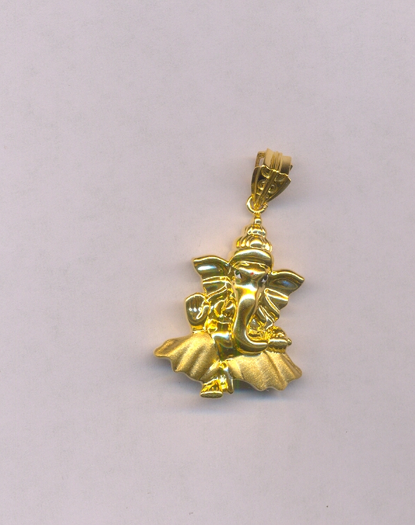 GOLD PENDENT CASTING EXCLUSIVE