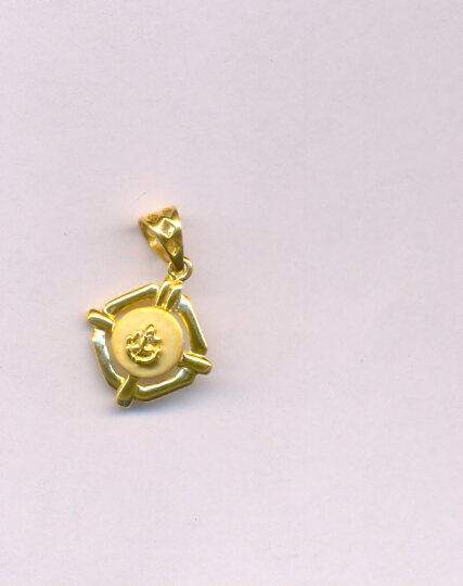 GOLD PENDENT CASTING EXCLUSIVE
