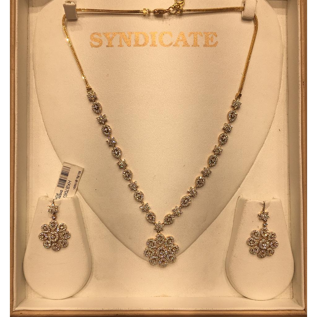 DIAMOND HALF SET ROUND FANCY
