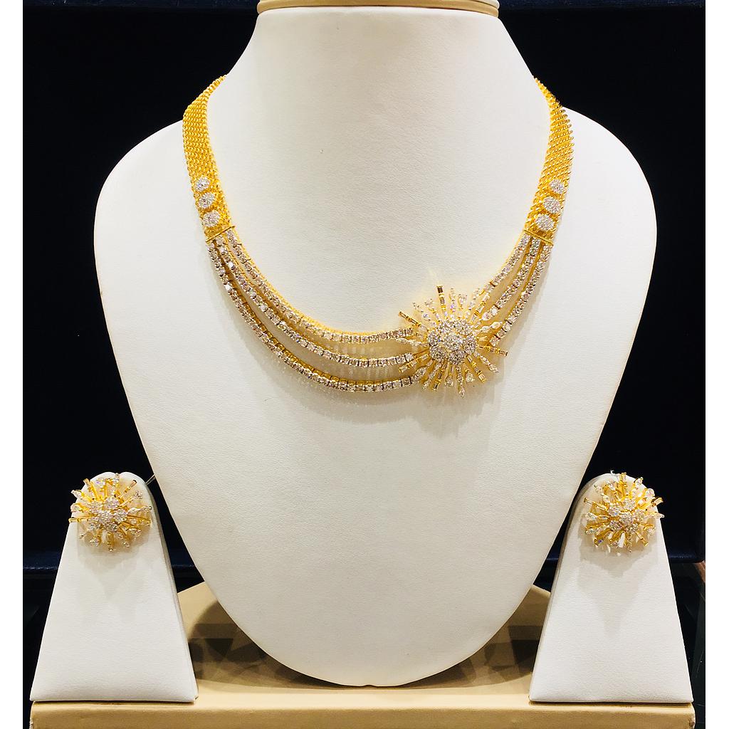 DIAMOND HALF SET ROUND FANCY