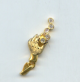 GOLD PENDENT CASTING EXCLUSIVE