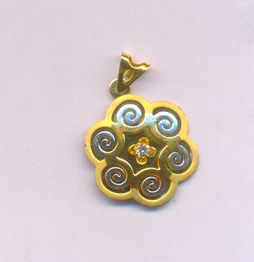 GOLD PENDENT CASTING EXCLUSIVE