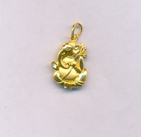 GOLD PENDENT CASTING FANCY
