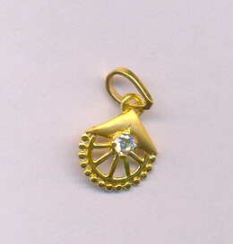 GOLD PENDENT CASTING FANCY