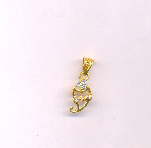 GOLD PENDENT CASTING FANCY