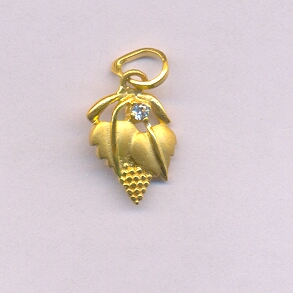 GOLD PENDENT CASTING FANCY