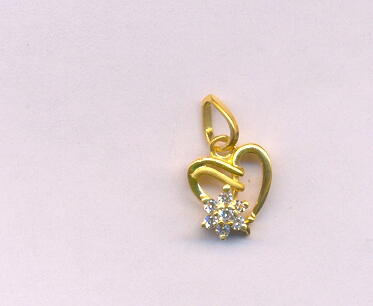 GOLD PENDENT CASTING FANCY