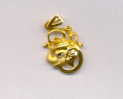 GOLD PENDENT CASTING FANCY