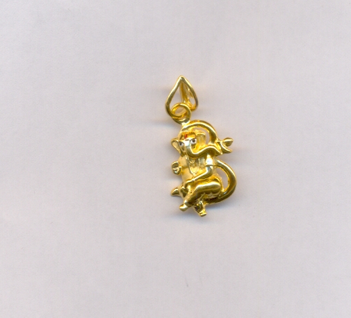 GOLD PENDENT CASTING FANCY