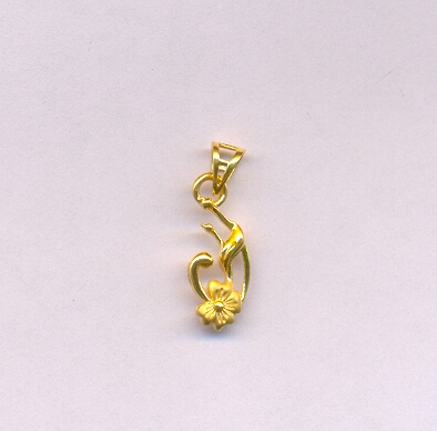 GOLD PENDENT CASTING FANCY