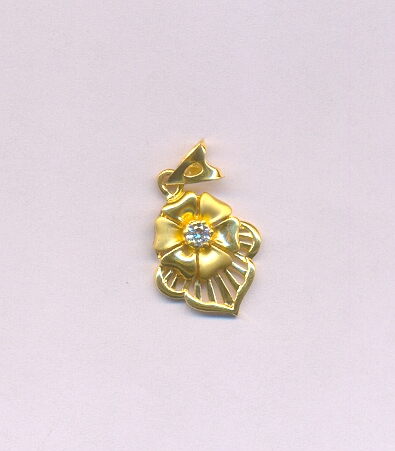 GOLD PENDENT CASTING FANCY