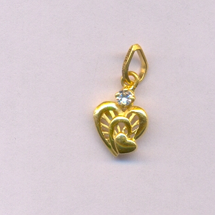 GOLD PENDENT CASTING FANCY