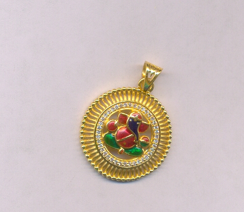 GOLD PENDENT CASTING FANCY