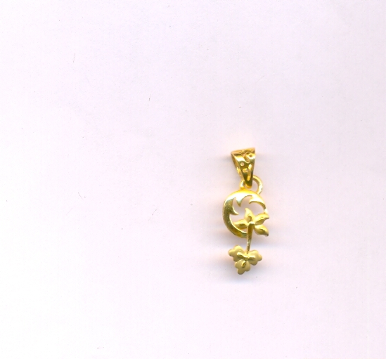 GOLD PENDENT CASTING FANCY