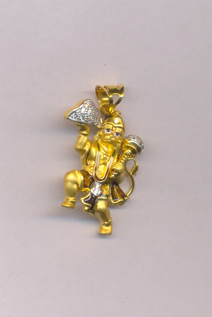 GOLD PENDENT CASTING FANCY