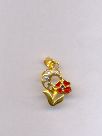 GOLD PENDENT CASTING FANCY