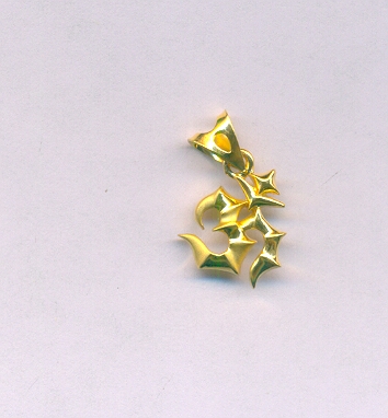 GOLD PENDENT CASTING FANCY